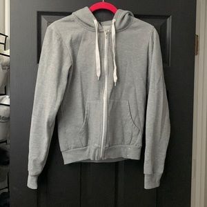 Medium Gray Full Zip Hoodie